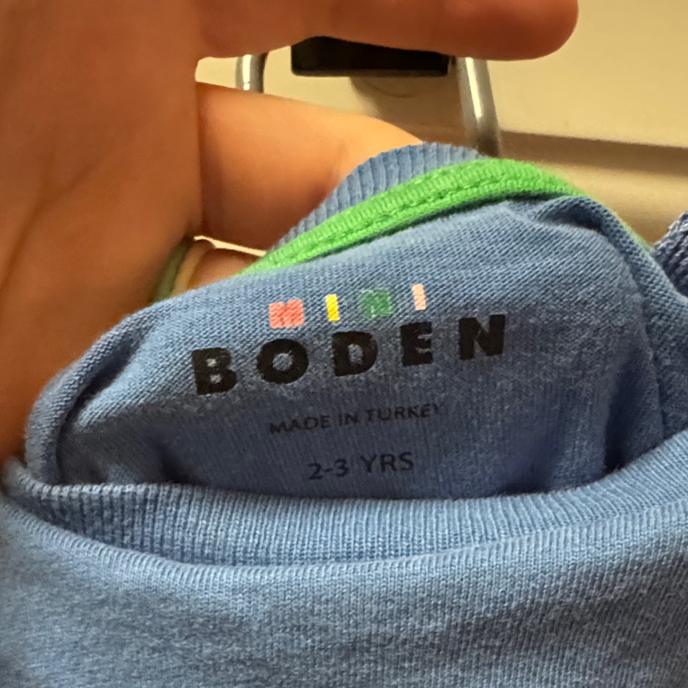 Mini Boden Blue 'Ultimate Bug Guide' Short Sleeve Tee and shorts - Picture 2 of 4